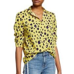 RTA cheetah print blouse